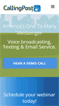 Mobile Screenshot of callingpost.com